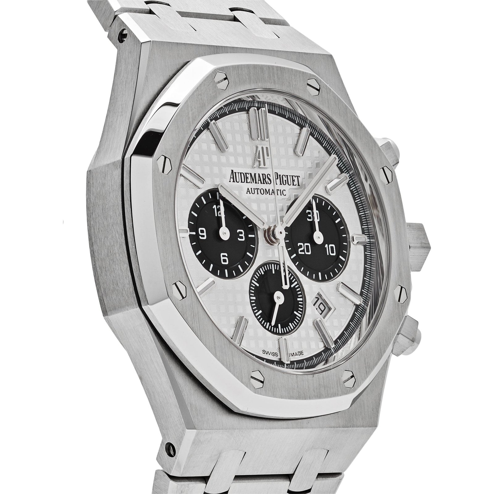 Audemars P1g*et Royal Oak 26331ST.OO.1220ST.03 Selfwinding Chronograph Stainless Steel White Dial