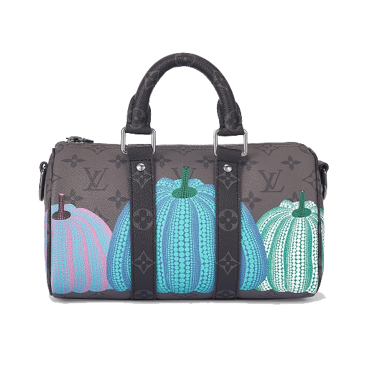 L0vis Vvtt0n Kusama Reverse Monogram Eclipse Keepall 25