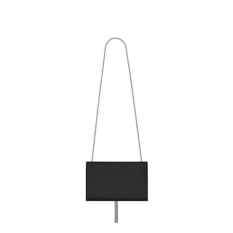 Sa1nt Lau*nt Medium Kate Tassel Chain Bag In Black Leather