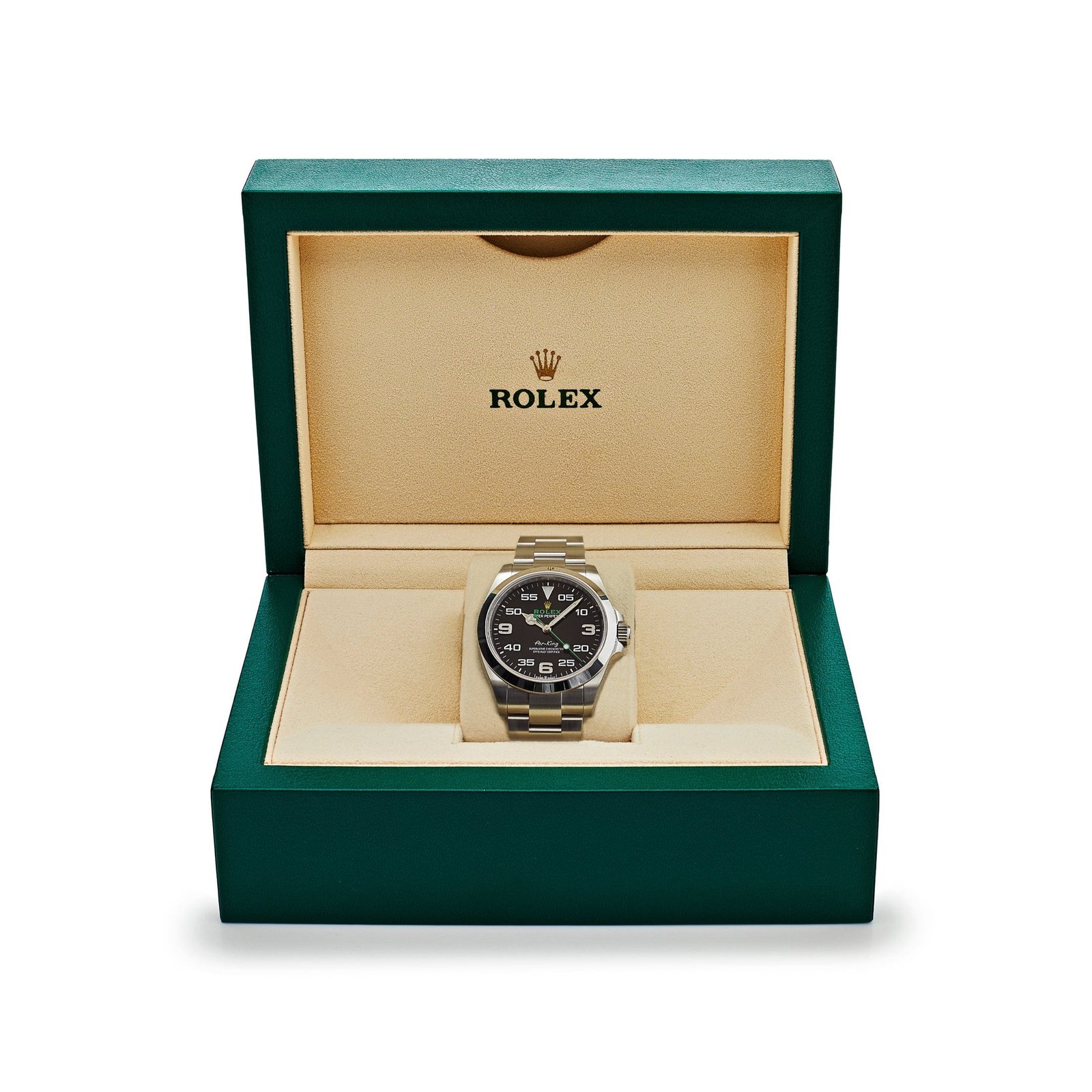 R01ex Air-King 126900 Stainless Steel Black Dial