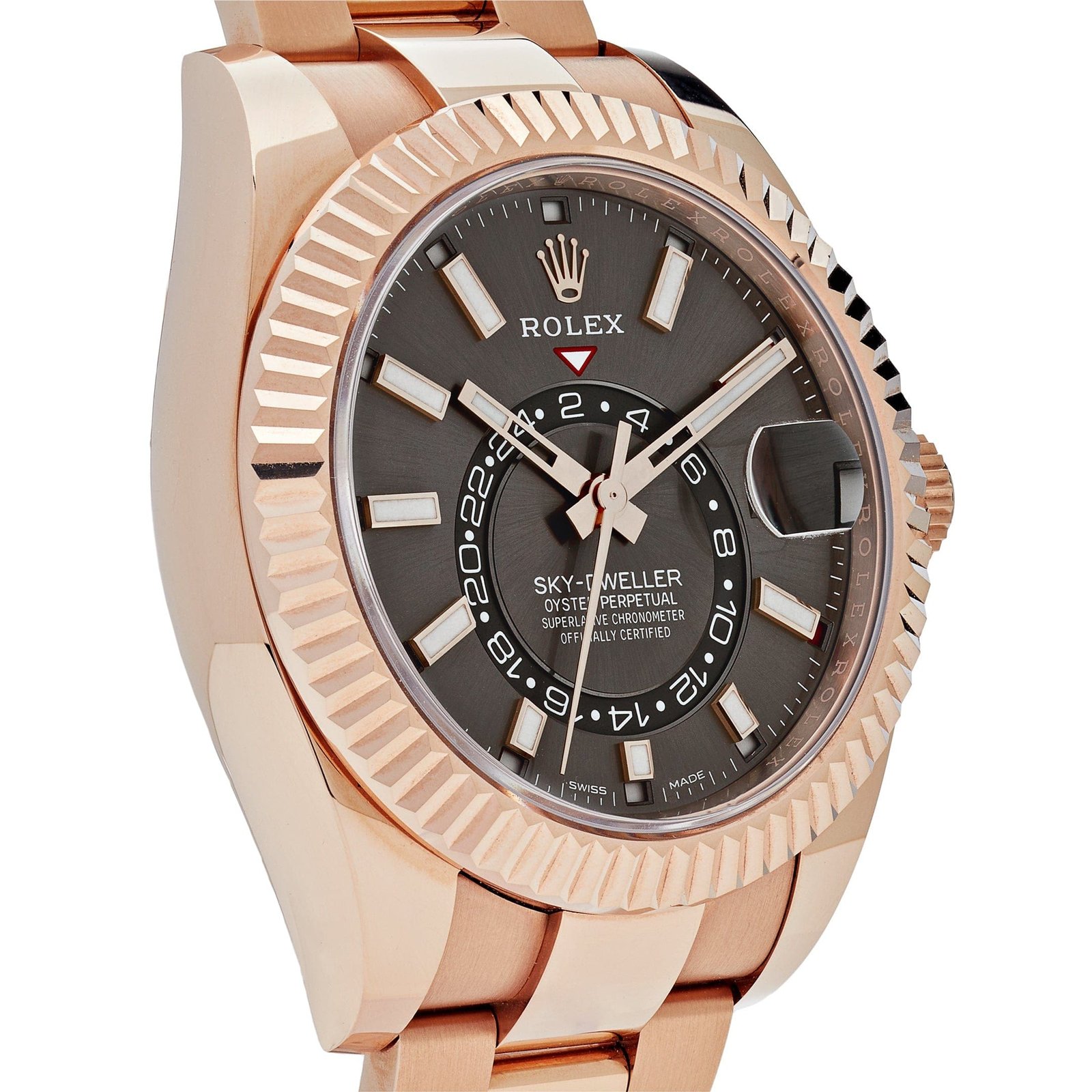 R01ex Sky-Dweller 336935 Rose Gold Rhodium Slate Grey Dial (2024)