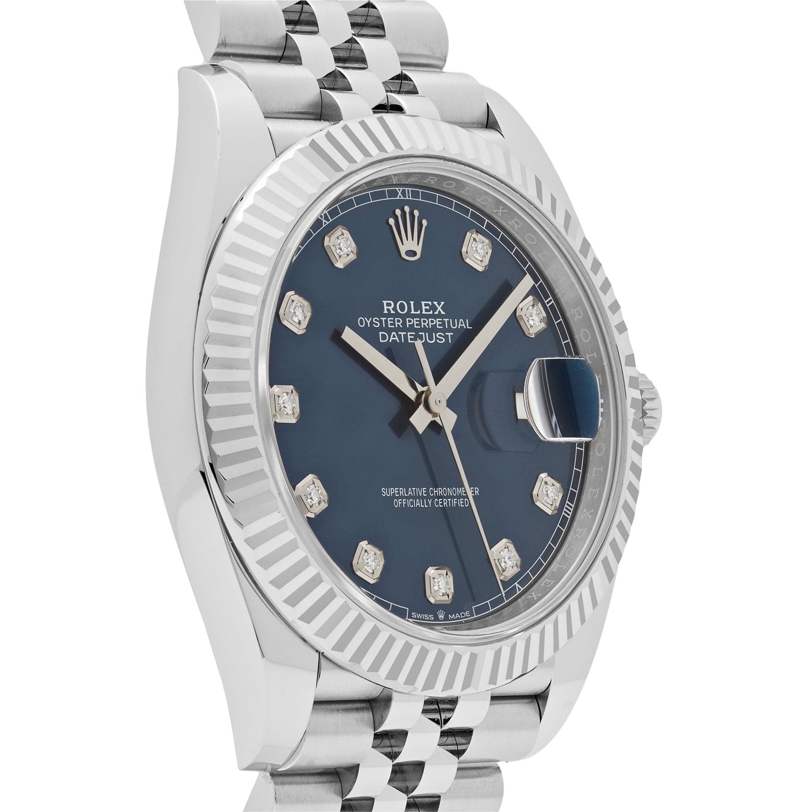 R01ex Datejust 41 126334 Stainless Steel Blue D1am0nd Dial Jubilee (2023)