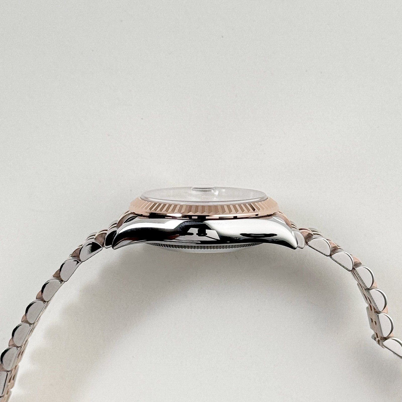 R01ex Datejust 31 278271 ‘Ladies’ Stainless Steel Rose Gold White Roman Numerals Dial (2025)