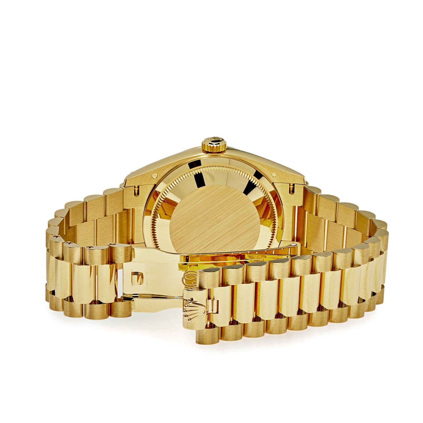 R01ex Day-Date 36 128238 Yellow Gold Green Malachite Roman D1am0nd Dial