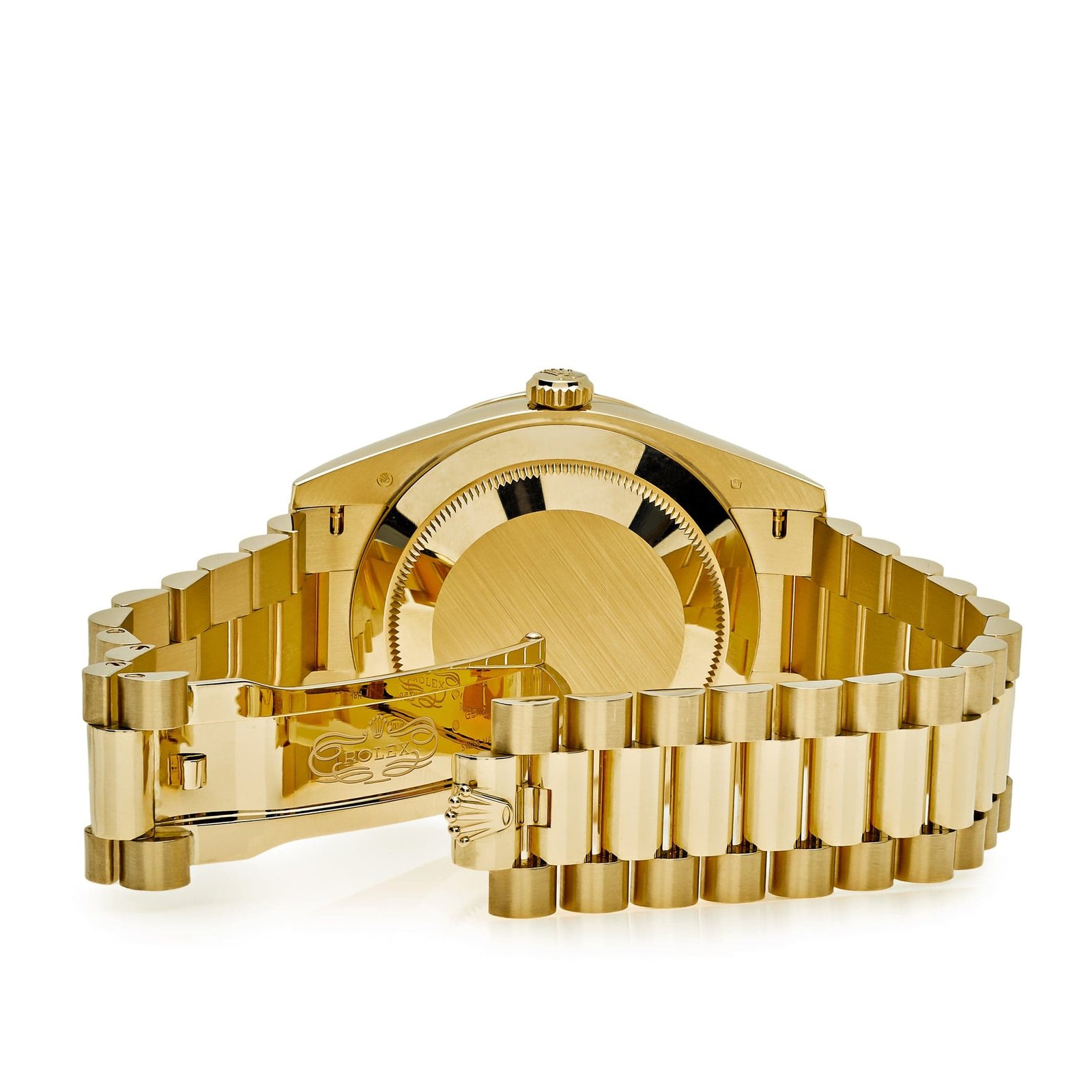 R01ex Day-Date 40 228348RBR Yellow Gold D1am0nd Bezel Champagne D1am0nd Dial