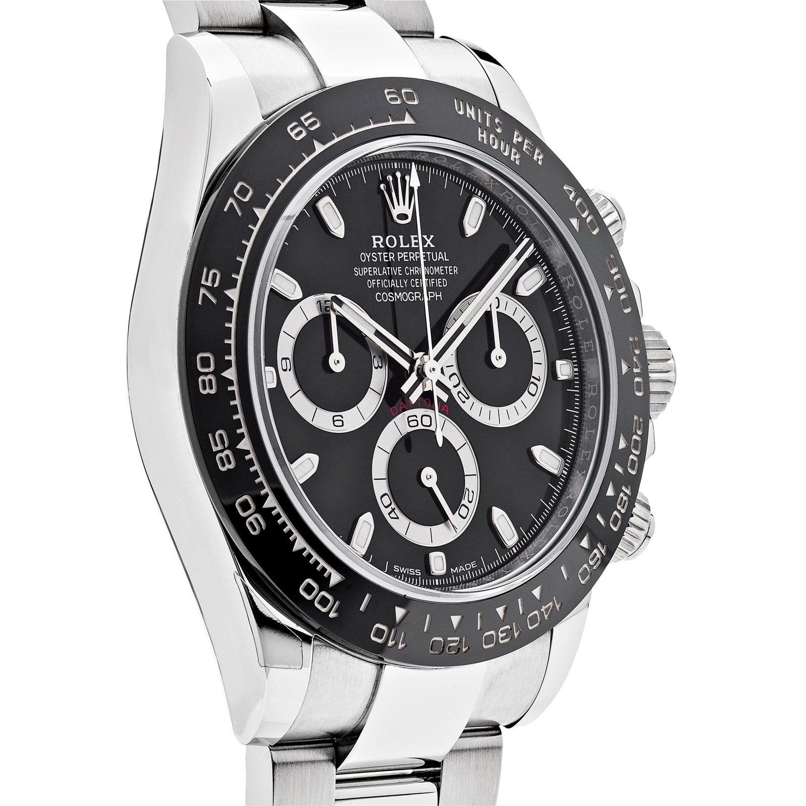R01ex Daytona 116500LN Stainless Steel Black Dial (2023)