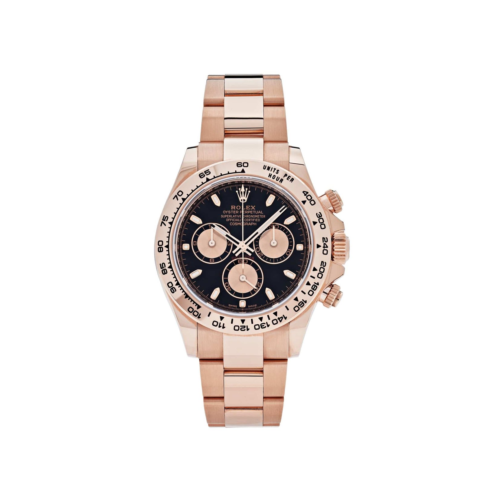 R01ex Daytona 116505  Rose Gold Black Dial (2024)