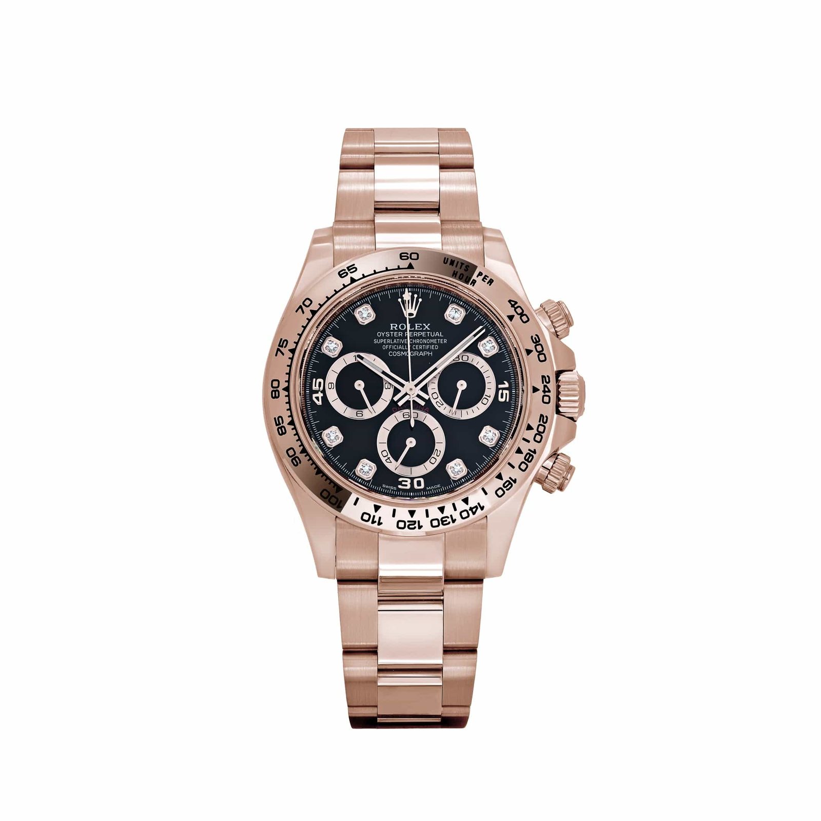 R01ex Daytona 116505 Rose Gold Black D1am0nd Dial (2022)