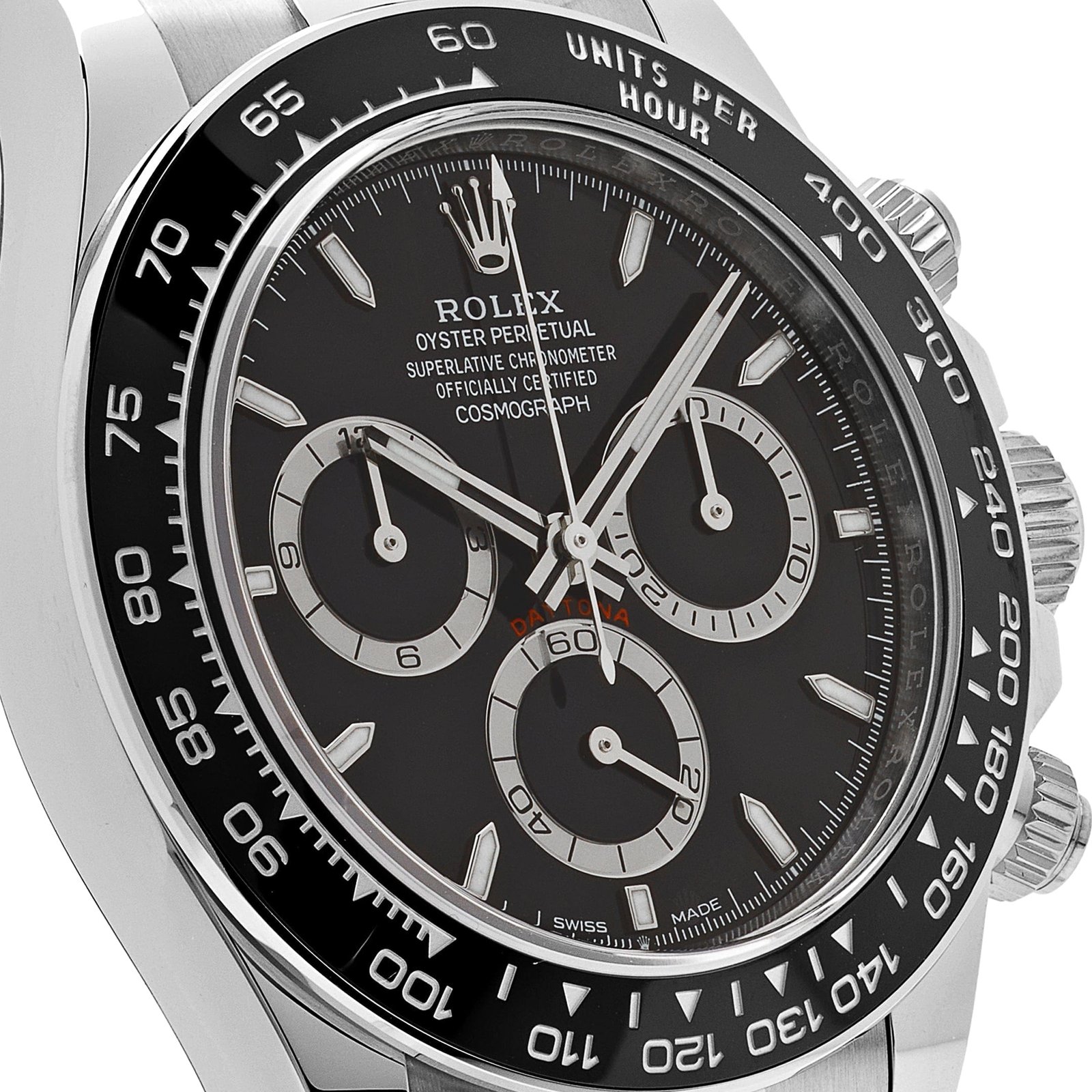 R01ex Daytona 126500LN Stainless Steel Black Dial (2024)