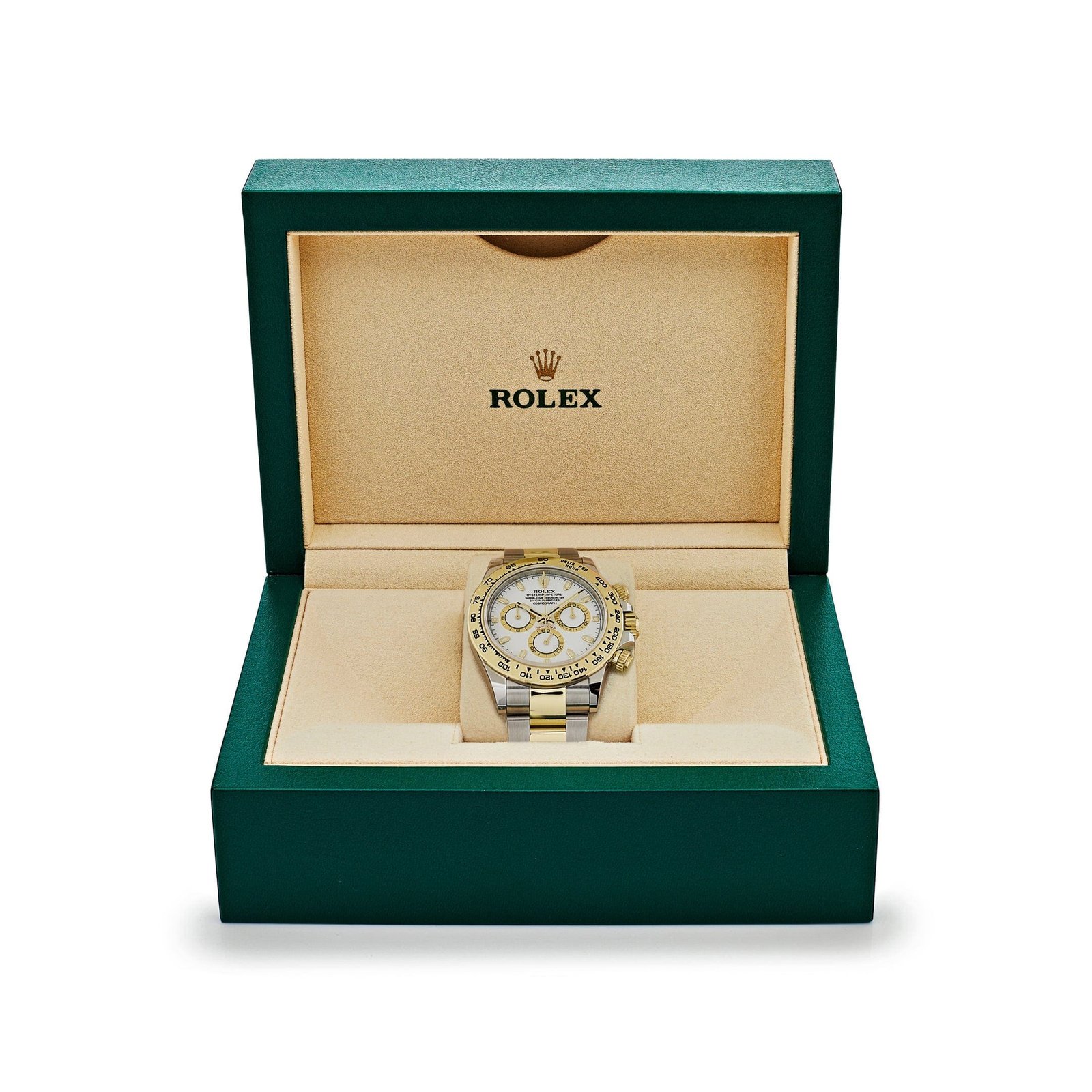 R01ex Daytona 126503 Yellow Gold Stainless Steel White Dial (2024)
