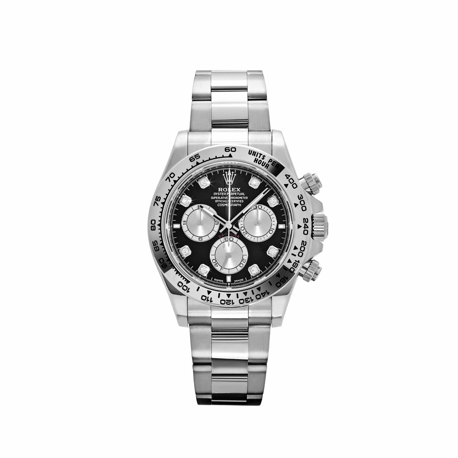 R01ex Daytona 126509 White Gold Black D1am0nd Dial (2024)