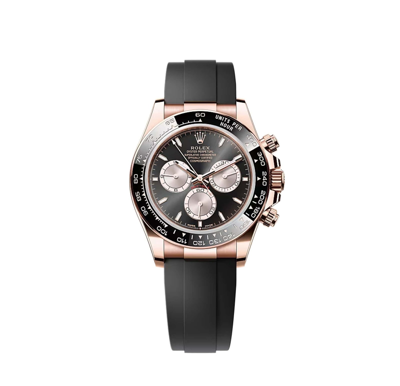R01ex Daytona 126515LN Rose Gold Black Dial (2024)