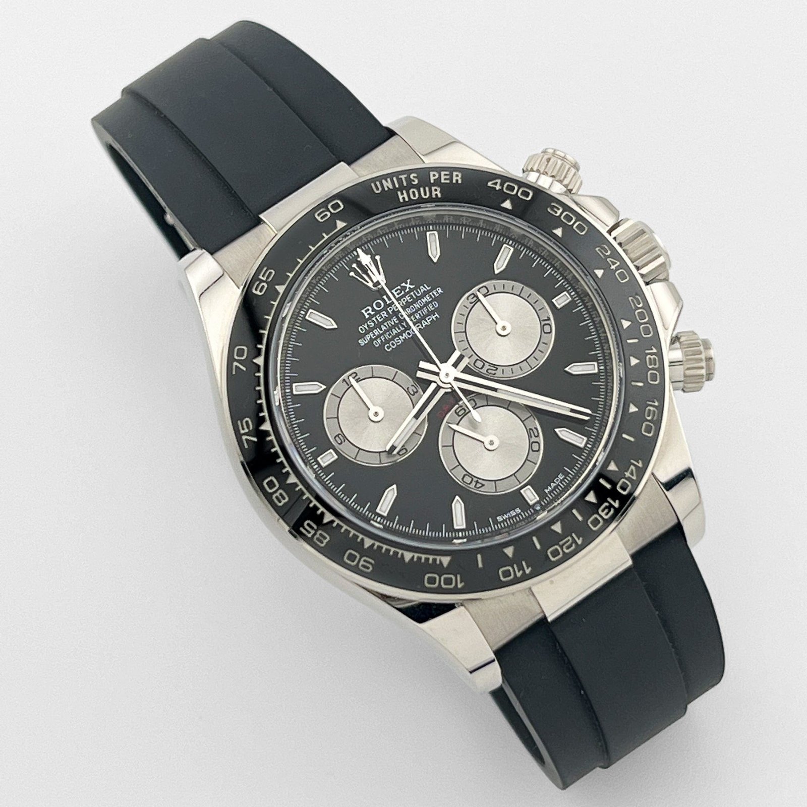 R01ex Daytona 126519LN White Gold Black Dial (2023)