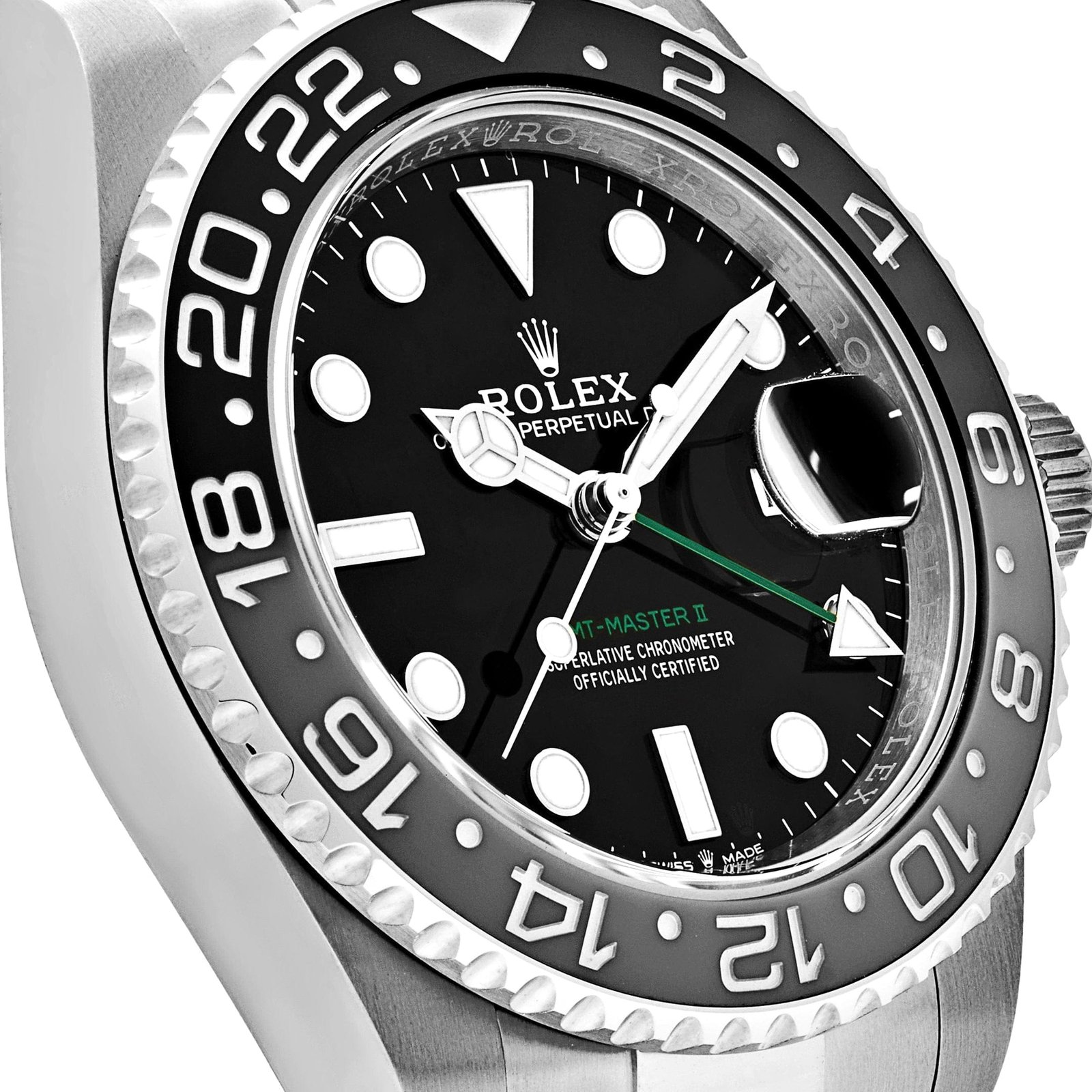 R01ex GMT-Master II 126710GRNR ‘Bruce Wayne’ Stainless Steel Black Dial Oyster (2025) 40mm