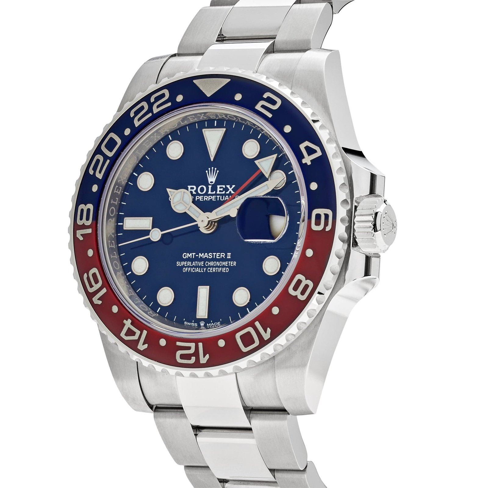 R01ex GMT-Master II 126719BLRO ‘Pepsi’ White Gold Blue Dial (2024)