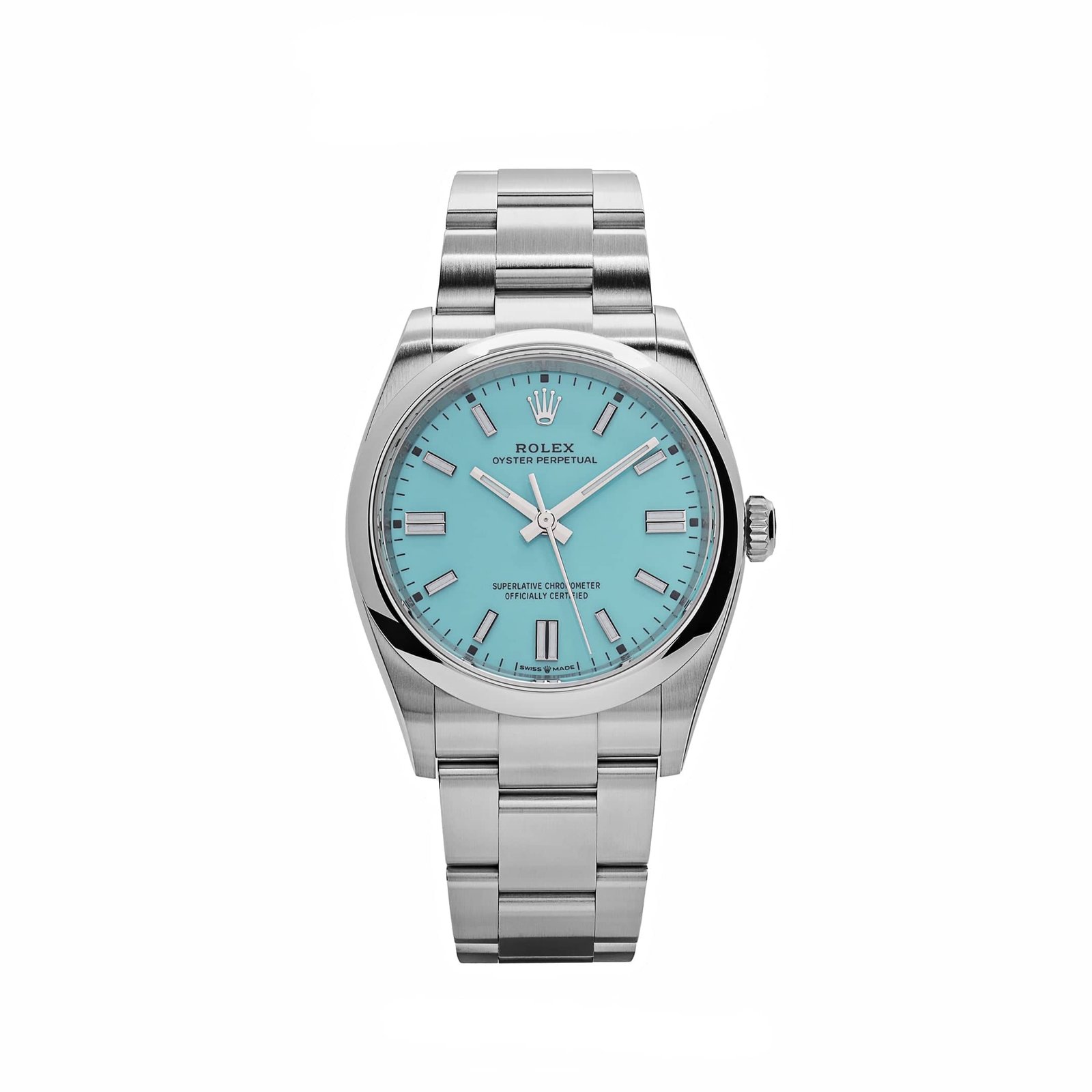 R01ex Oyster Perpetual 36 126000 Stainless Steel Baby Blue Dial (2024)