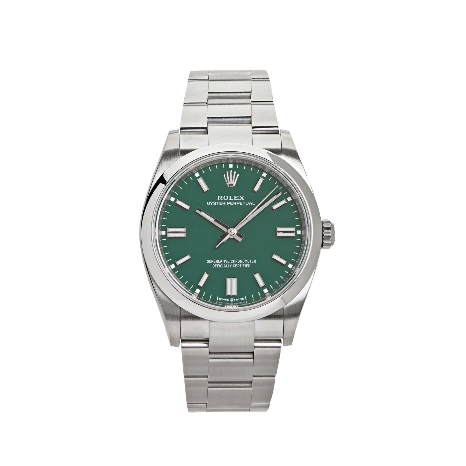 R01ex Oyster Perpetual 36 126000 Stainless Steel Green Dial