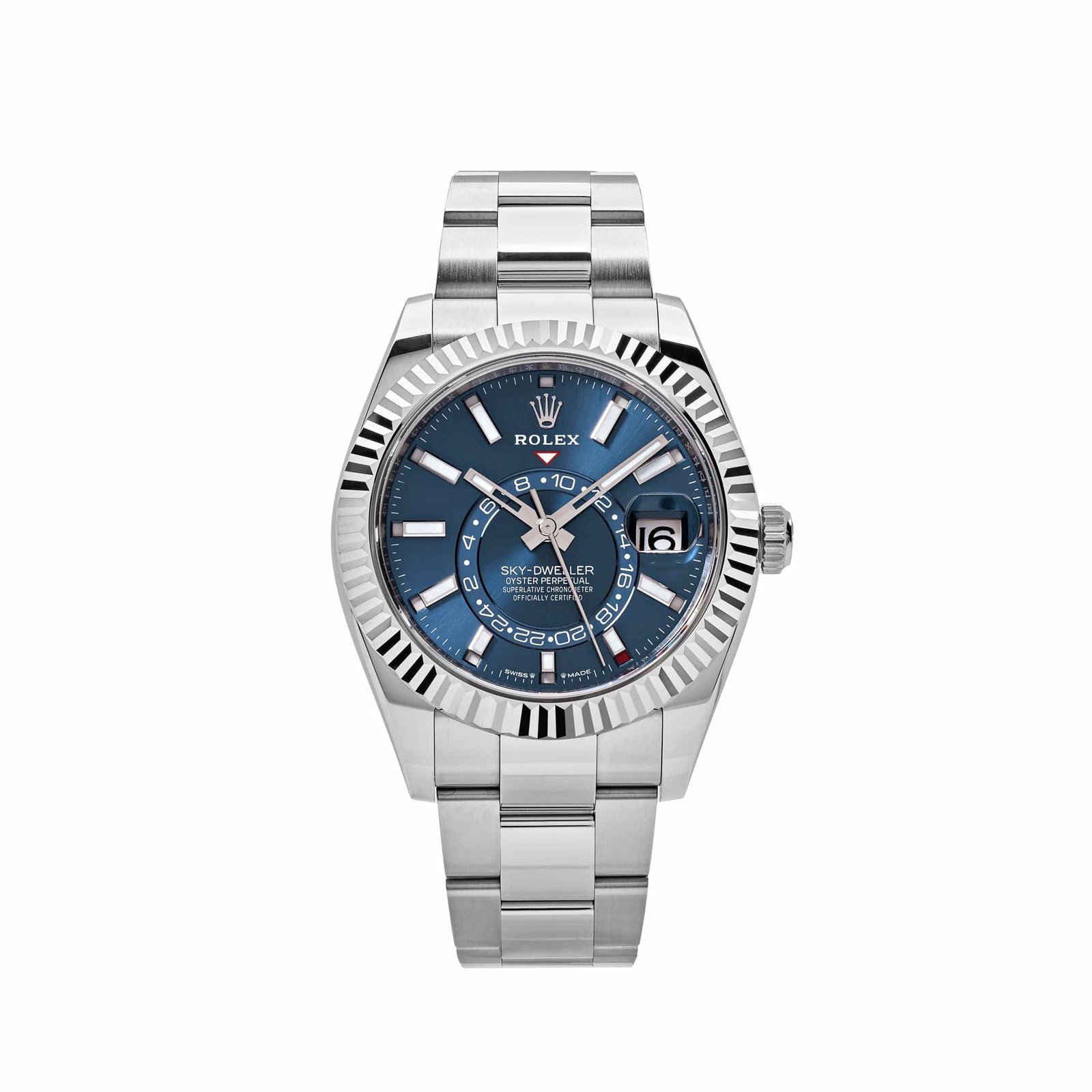 R01ex Sky-Dweller 336934 Stainless Steel Blue Dial Oyster (2024)
