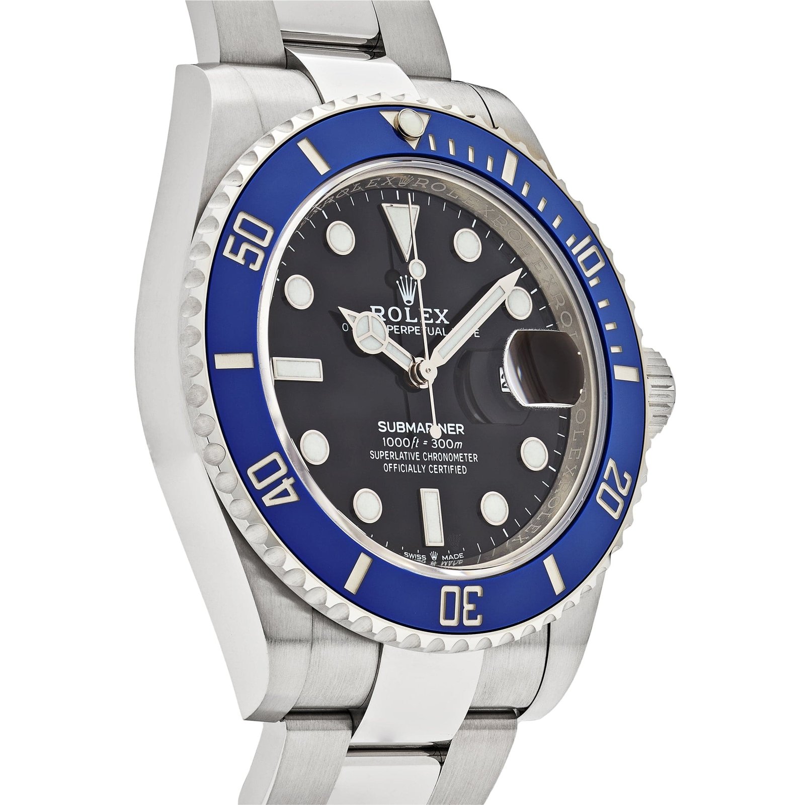 R01ex Submariner Date 126619LB ‘Cookie Monster’ White Gold Black Dial Blue Bezel (2025)