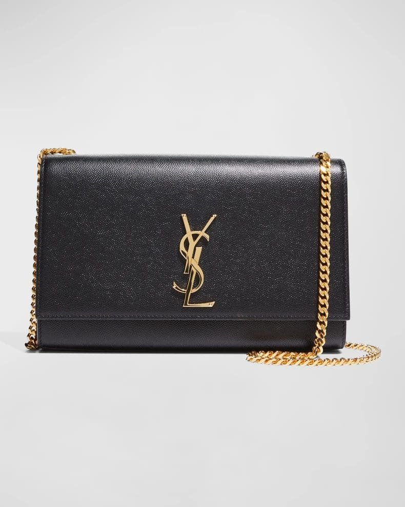 Sa1nt Lau*nt Kate Medium Y51 Crossbody Bag in Grained Leather