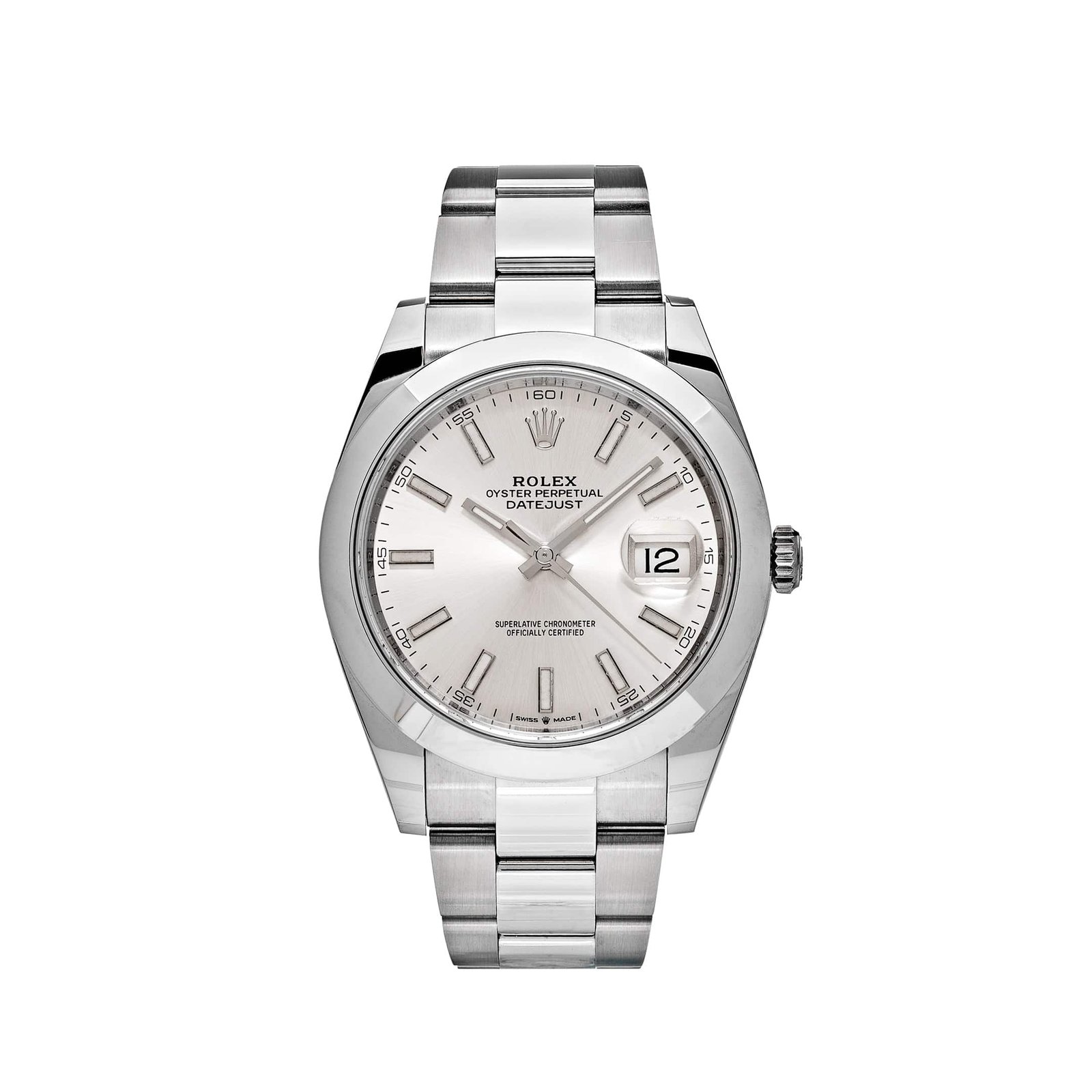 R01ex Datejust 41 126300 Stainless Steel Silver Dial Oyster (2025)