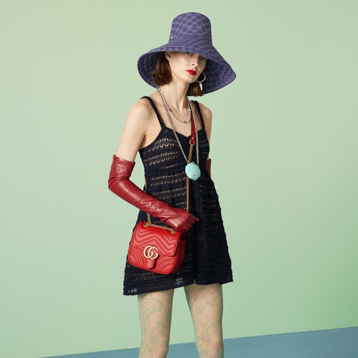 Gvc*1 MARMONT MINI SHOULDER BAG (RED)